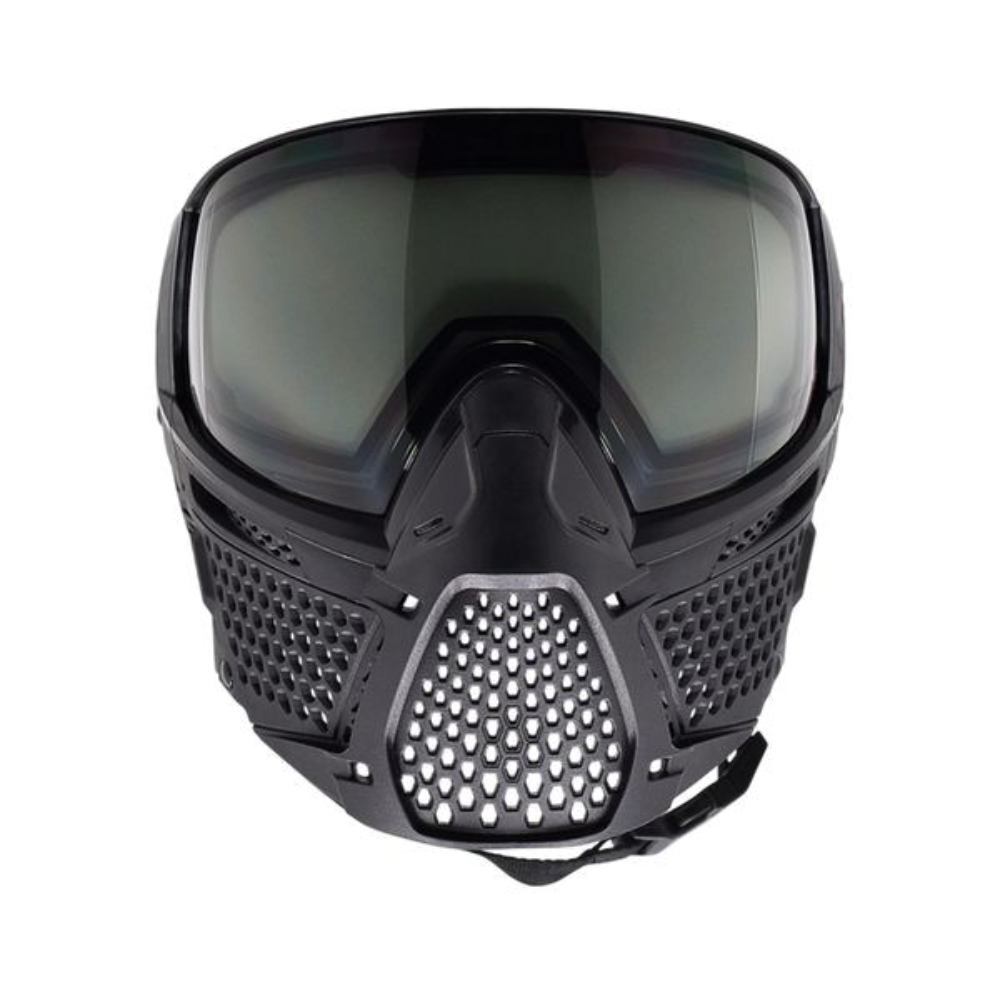 id-paintball Carbon CRBN ZERO Paintball Thermalmaske in Schwarz mit C-SPEC LowLight Glas und Airflex-Belüftung