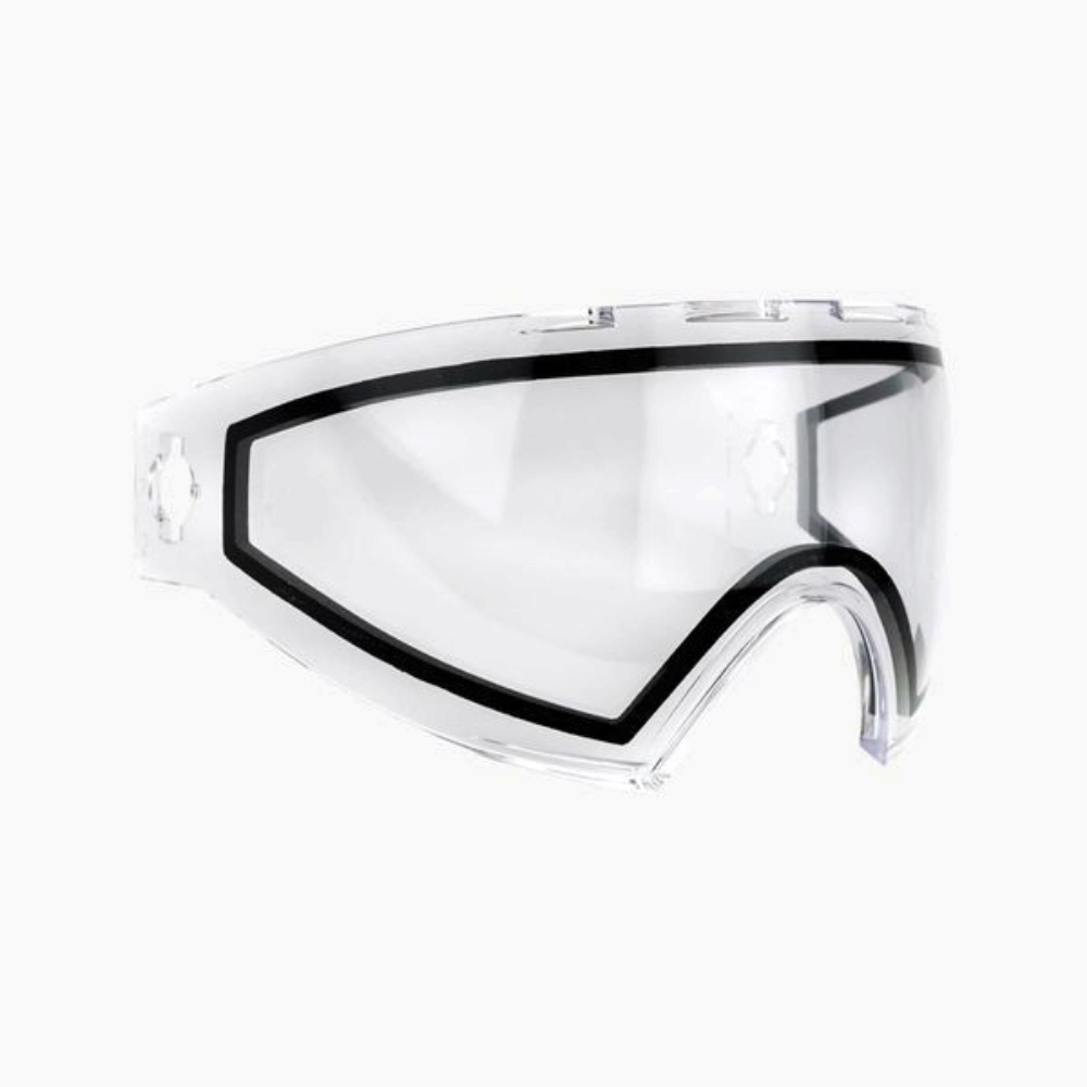id-paintball Carbon OPR und Base GS-F Thermal Maskenglas in klar mit kratzfester Beschichtung für Paintball Masken