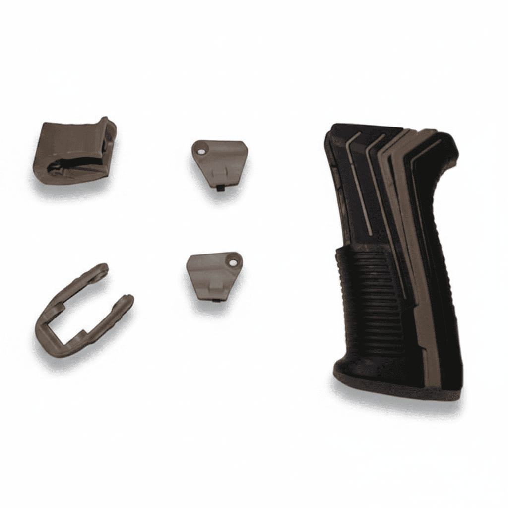 id-paintball Planet Eclipse CCU Kit in Braun für ETHA3 und ETHA3M Paintball-Markierer mit Griff und Abdeckungen