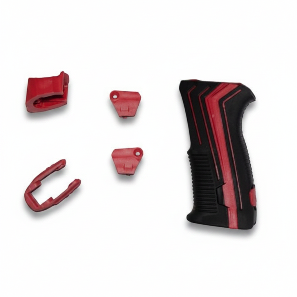id-paintball Planet Eclipse CCU Kit in Rot und Schwarz für ETHA3 und ETHA3M Paintball-Markierer