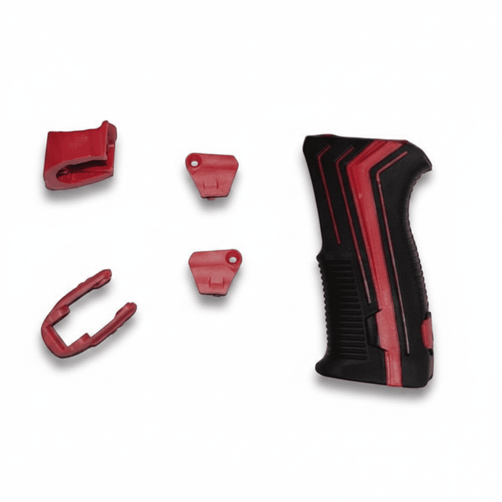 id-paintball Planet Eclipse CCU Kit in Rot und Schwarz für ETHA3 und ETHA3M Paintball-Markierer