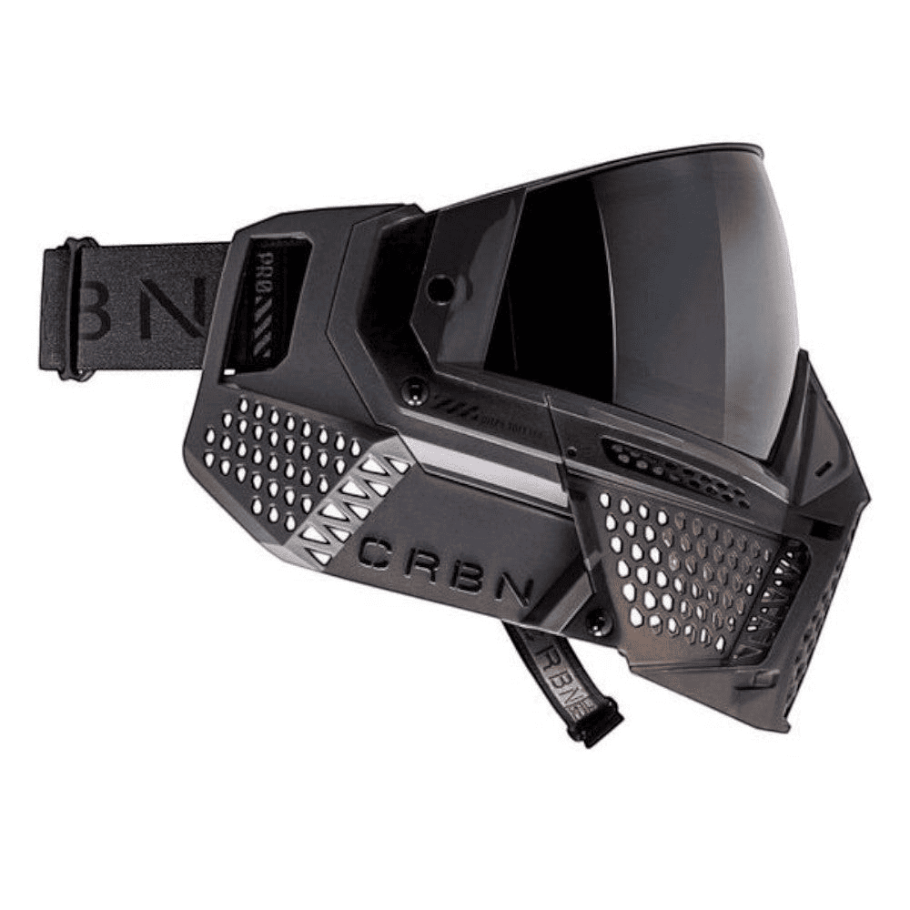 id-paintball CRBN ZERO ProV2 Paintball Thermalmaske in Graphite Limited Edition mit verspiegeltem Visier
