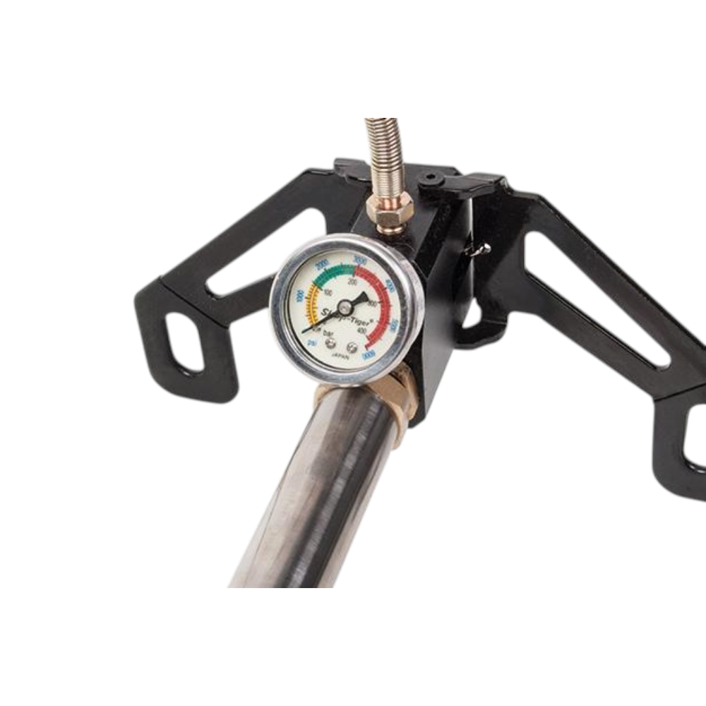 id-paintball DIANA Handpumpe mit Manometer und klappbarem Standfuß für Pressluftwaffen bis 300 Bar
