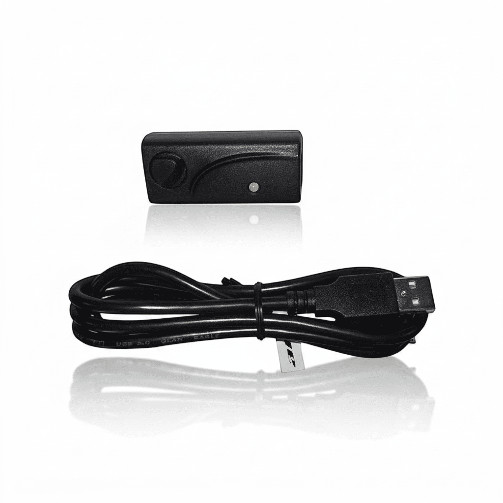 id-paintball Dye Box Rotor Akku Ladegerät mit schwarzem USB-Kabel als Original-Ersatzteil für Dye DAM Magfed Loader