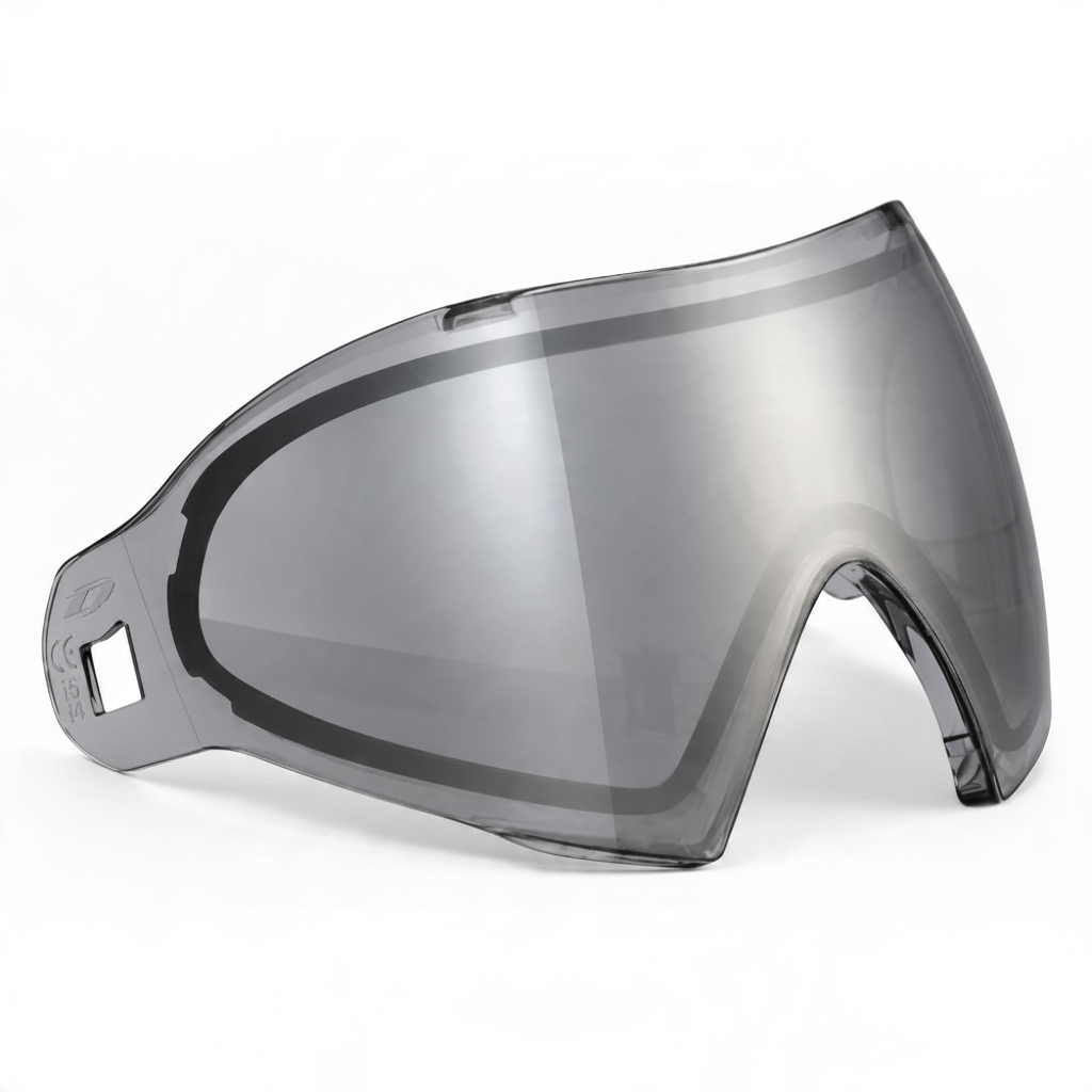 id-paintball Dye i4 i5 Thermal-Ersatzglas in Smoke Silver mit verspiegelter Oberfläche für Paintballmasken