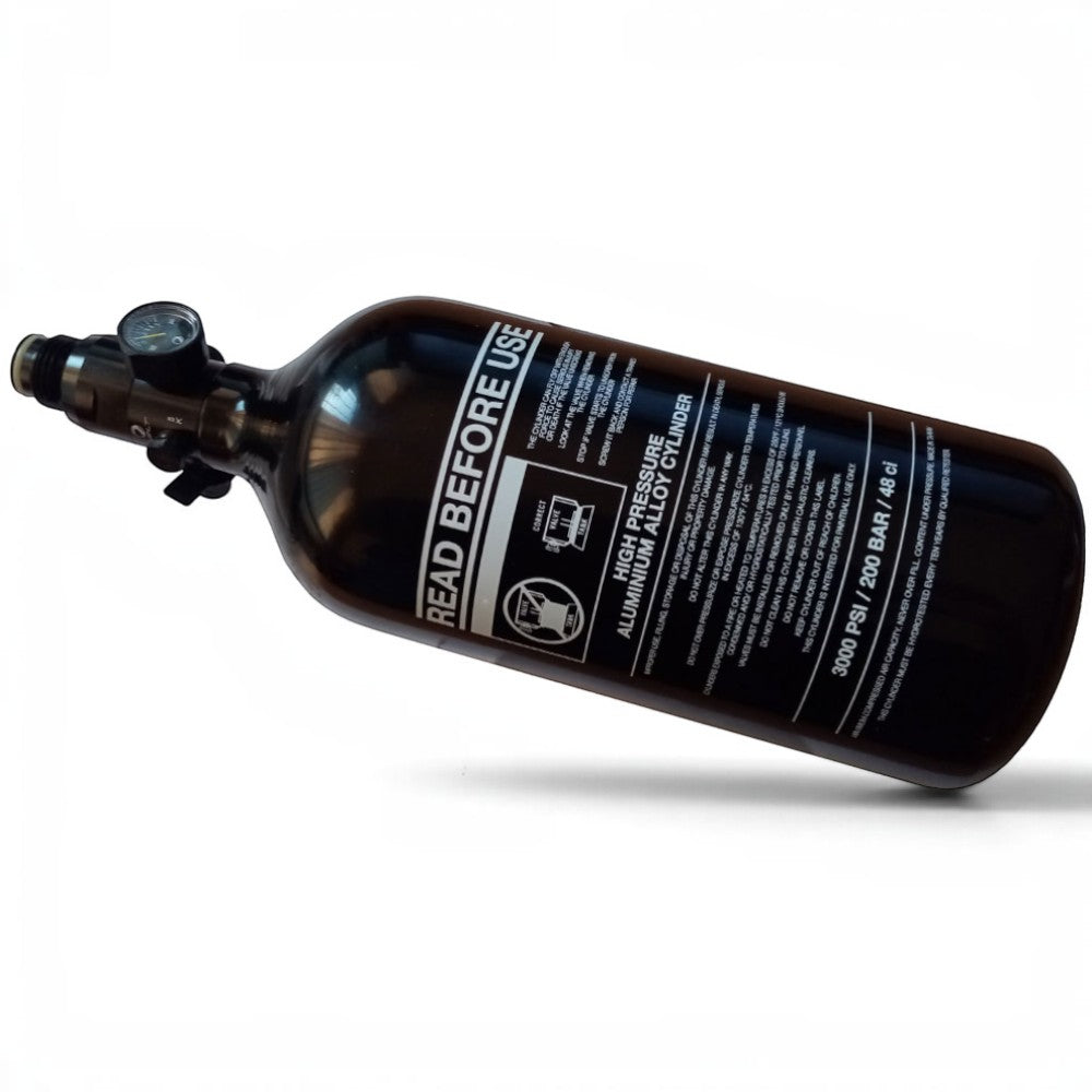id-paintball Dye LT 0,8 Liter HP System mit 200 Bar Regulator für Paintball Markierer