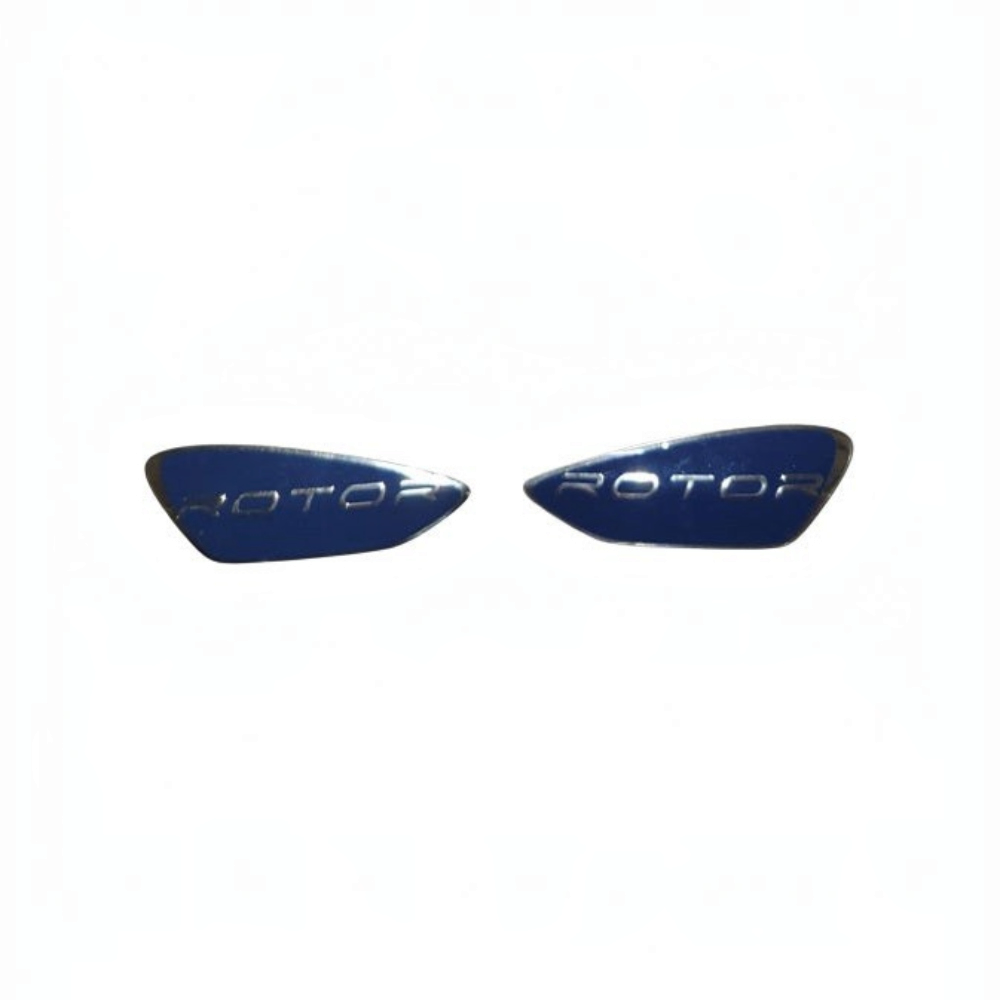 id-paintball Dye Rotor Metall Logo Button Shells in Blau für Paintball Hopper R1 R2 und LTR