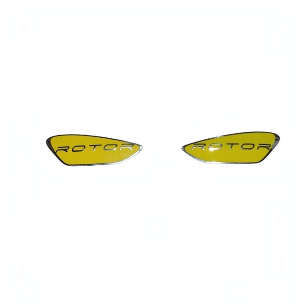 id-paintball Dye Rotor Metall Logo Button Shells in Gelb für R1, R2 und LTR Paintball-Hopper