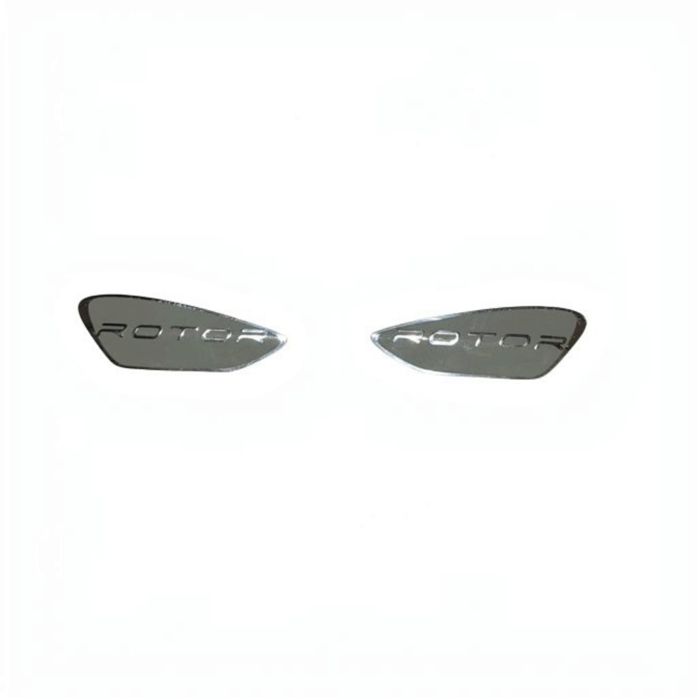 id-paintball Dye Rotor Metall Logo Button Shells für R1 R2 und LTR Paintball Hopper in Silber