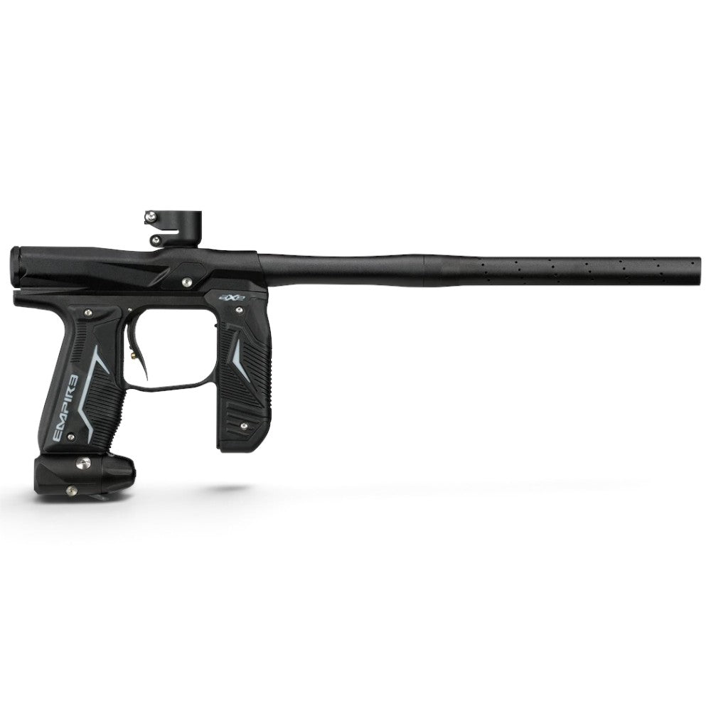 Schwarzer Empire AXE 2.0 Paintball Markierer von id-paintball mit schlauchlosem Design und Driver-XX Laufsystem