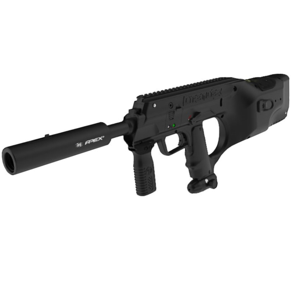id-paintball Empire BT Dfender Paintball-Markierer in Schwarz mit integriertem Hopper und Apex2-Lauf