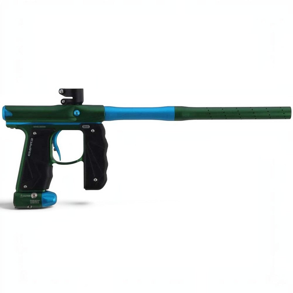 id-paintball Empire Mini GS Paintball Markierer in Dust Green und Dust Aqua mit gummiertem Frontgriff
