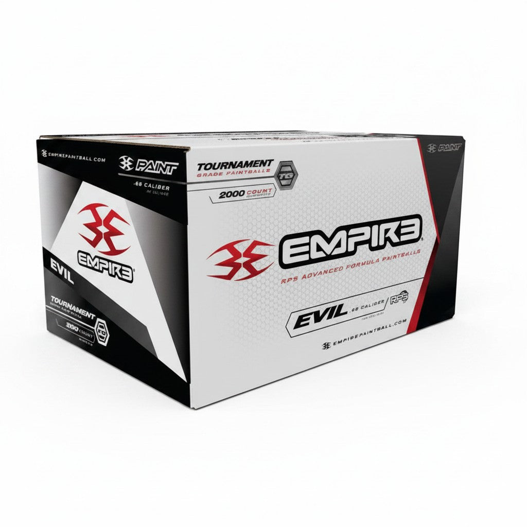 id-paintball Empire Ultra Evil Paintballs im Karton mit 2000 Schuss Kaliber .68 für Turnierspieler