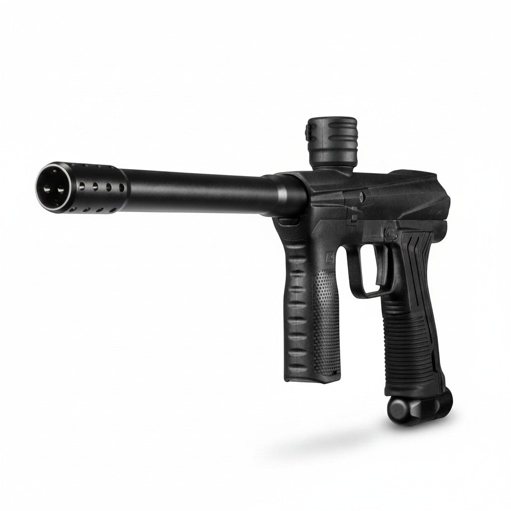 id-paintball Planet Eclipse ETHA EMEK 100 Paintball Markierer in Schwarz mit Gamma Core und 8 Zoll Lauf