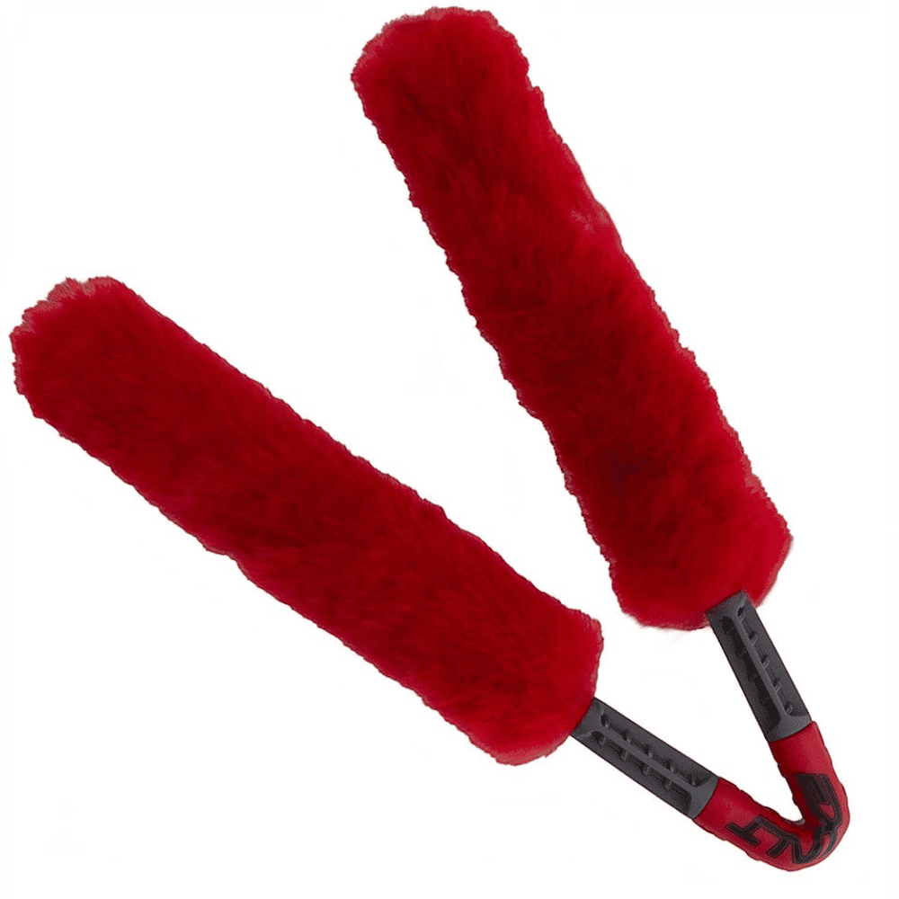 id-paintball Exalt Barrel Maid Laufreiniger in Rot mit saugfähigem Plüschkopf und flexiblem Schaft für Paintball