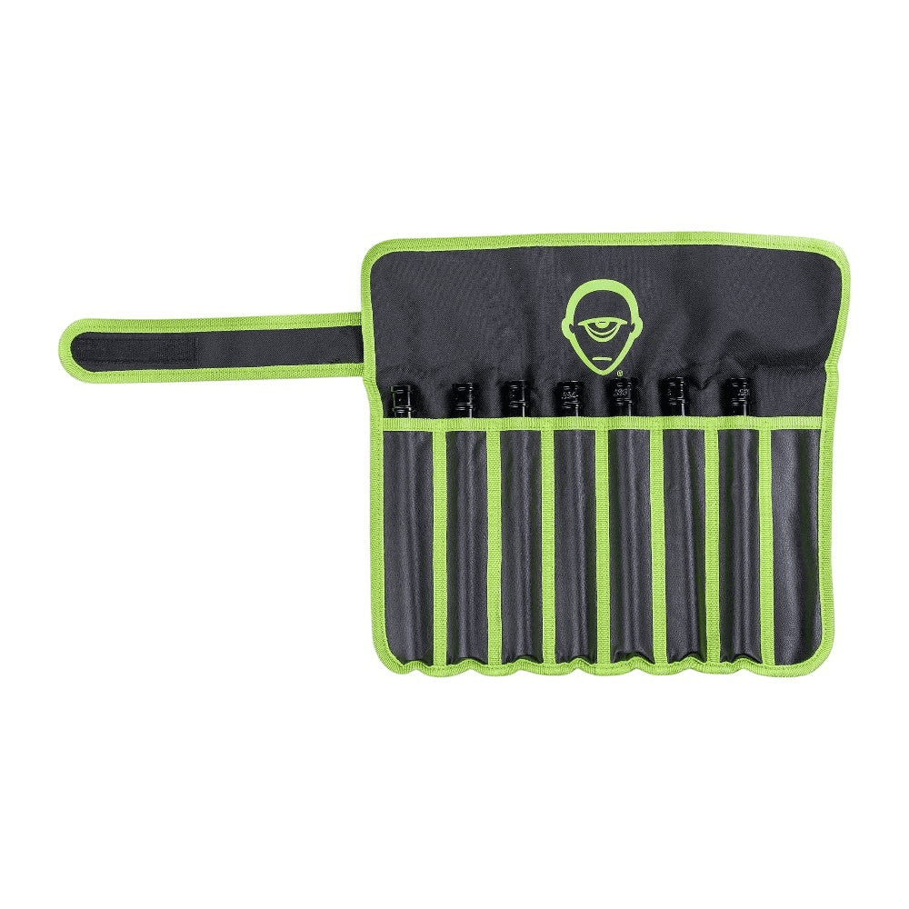 id-paintball Freak POWER Battle Boy Tasche in Schwarz mit neongrünen Akzenten für Paintball-Laufhülsen