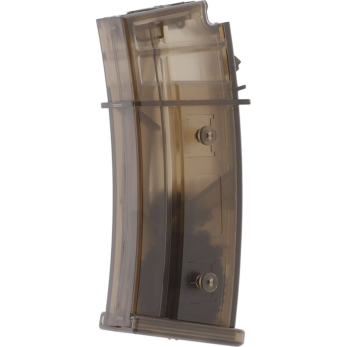 id-paintball Heckler & Koch G36C Airsoft Magazin aus transparentem Kunststoff mit 360 Schuss Kapazität für 6 mm BBs