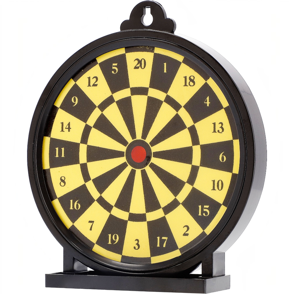 id-paintball Combat Zone Gel Target Zielscheibe mit gelb-schwarzem Dartboard-Design für Airsoft-Training