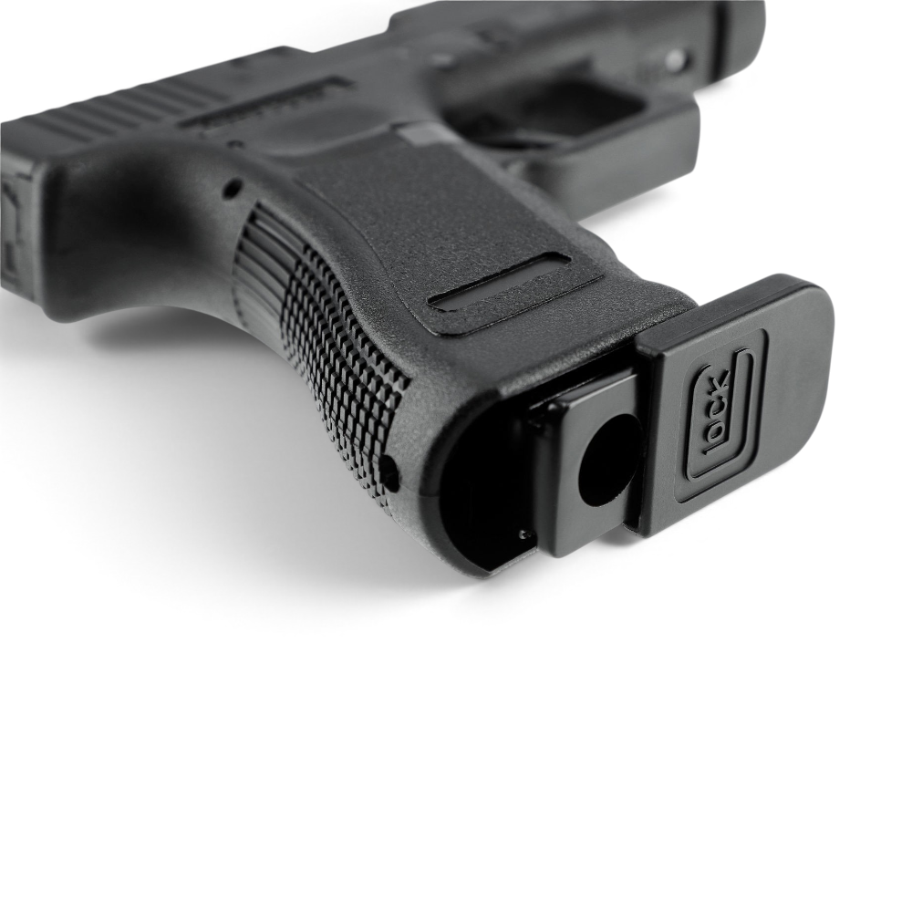 id-paintball GLOCK 17 CO2-Pistole mit All-in-One-Magazin und originalen Markings im Detail
