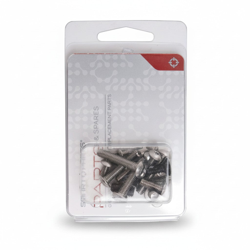 id-paintball Schrauben Set für GoG eXTCy und ION Paintball-Markierer in transparenter Blisterverpackung