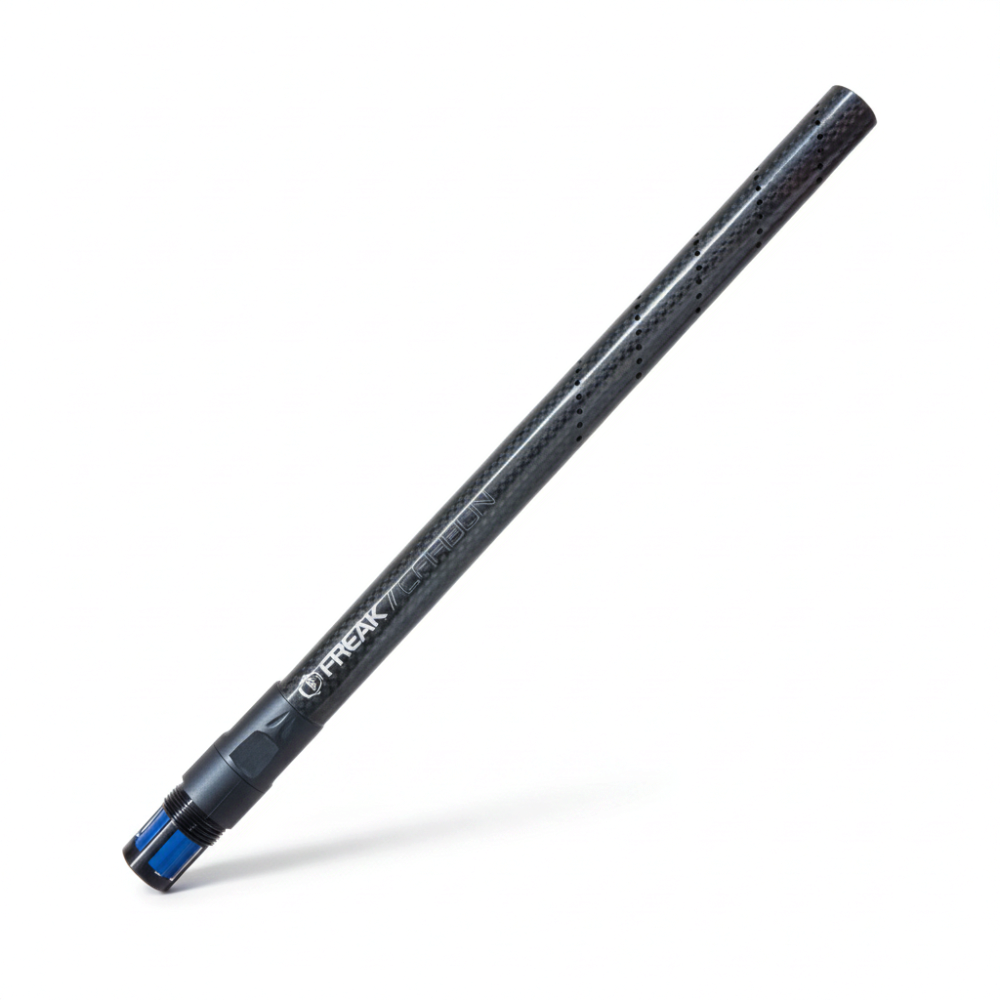 id-paintball GOG Freak Carbon Lauf mit Autococker-Gewinde, .689 Bohrung und markantem Doppelhelix-Porting