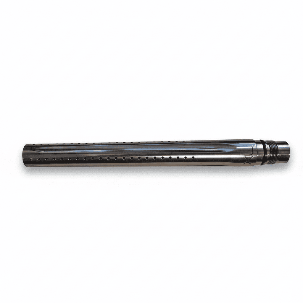 id-paintball GOG Freak XL 14 Zoll Laufvorderteil aus Aluminium in Zinn Pewter für Paintball Markierer