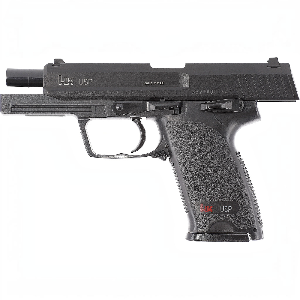 id-paintball Heckler & Koch USP Federdruck Airsoft Pistole in Schwarz mit 6 mm BB Kaliber