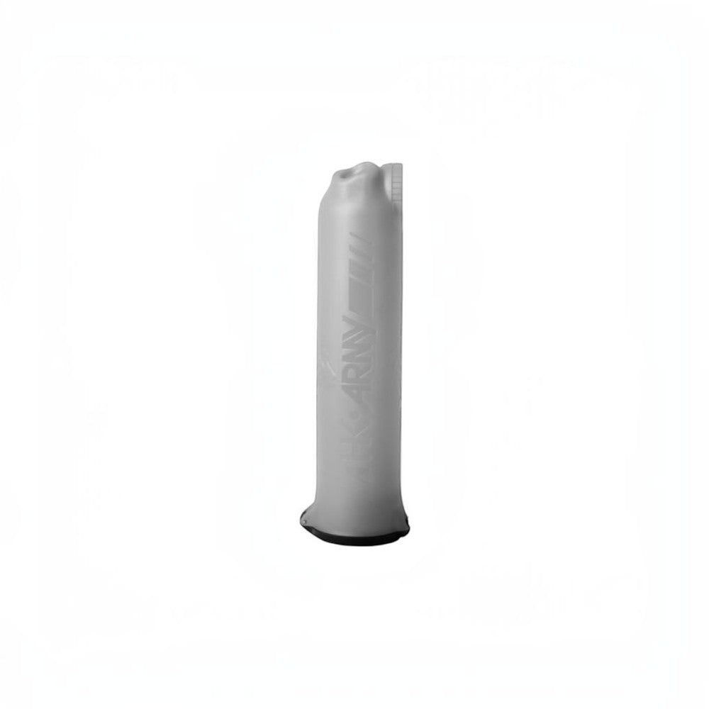 id-paintball HK Army Skull Light Smoke Pod in halbtransparentem Grau mit 3D-Totenkopf-Prägung für Paintball