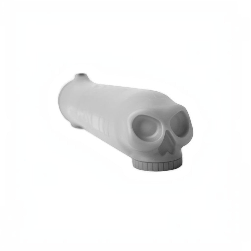 id-paintball HK Army Skull Light Smoke Pod mit 3D-Totenkopf-Design in halbtransparentem Grau für Paintball
