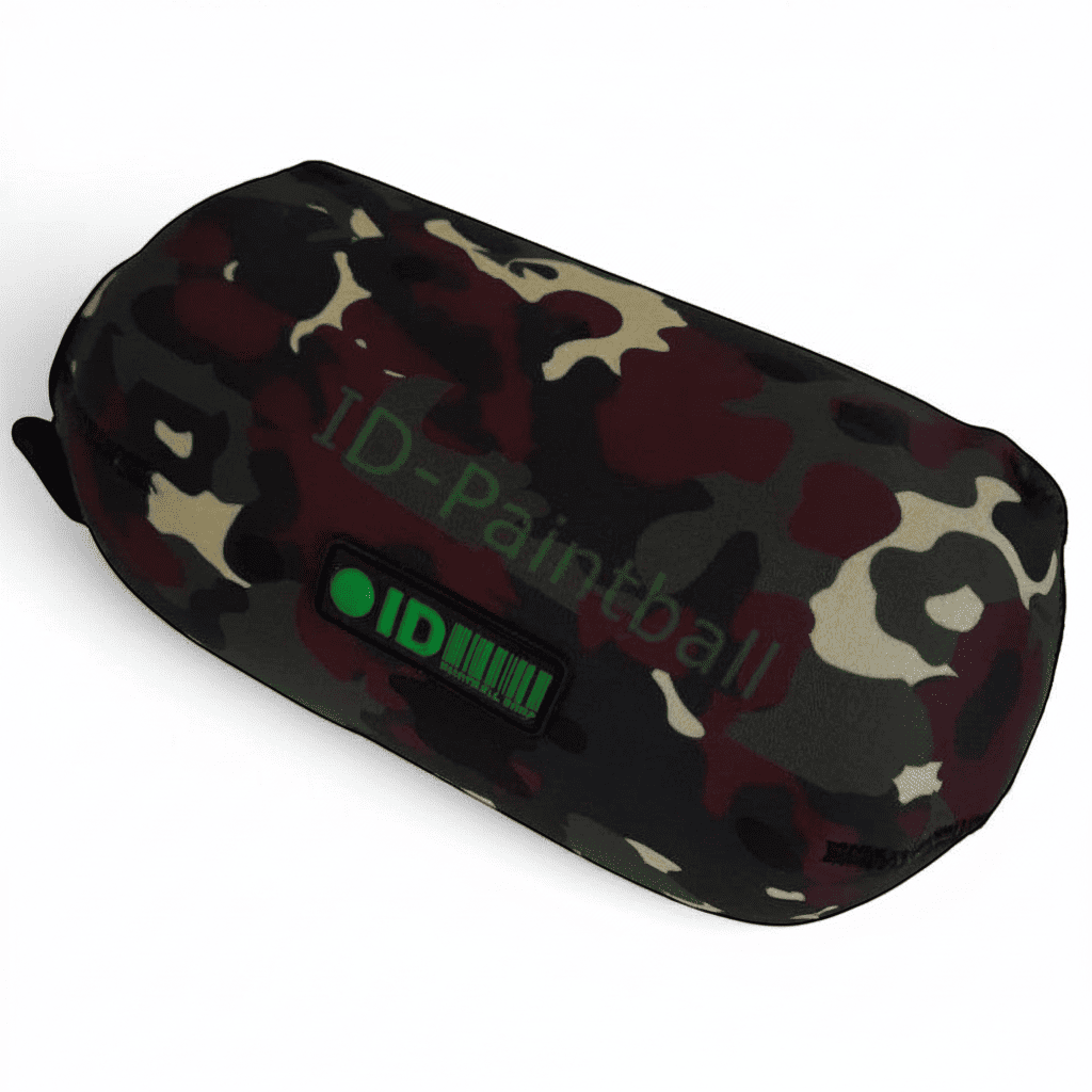 id-paintball HP-Flaschen-Cover in Flecktarn Camo für 0,8l bis 1,1l Flaschen mit robustem Reißverschluss