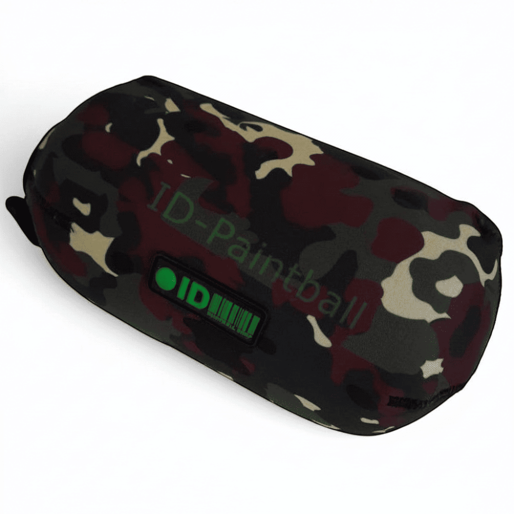 id-paintball HP-Flaschen-Cover in Flecktarn Camo für 0,8l bis 1,1l Flaschen mit robustem Reißverschluss