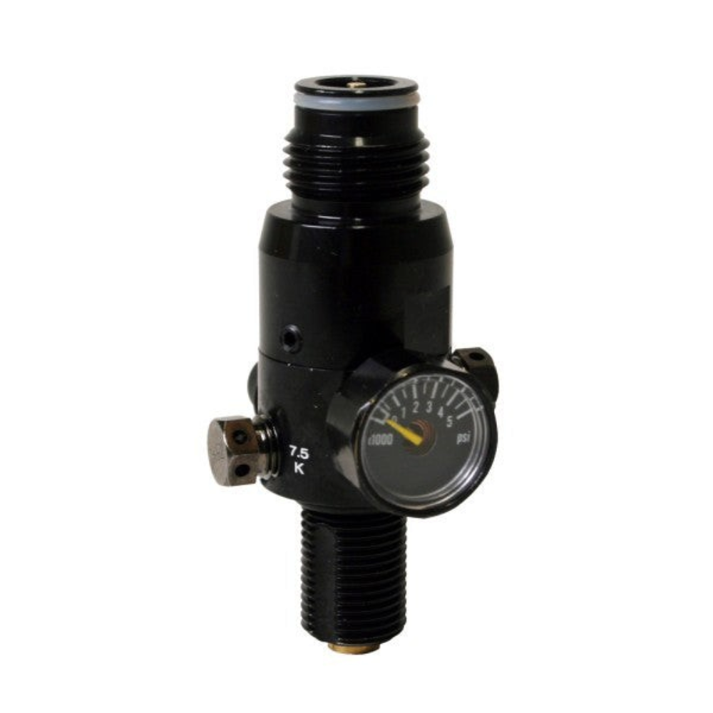 id-paintball Protoyz HP Regulator 300 Bar aus Aluminium mit Micromanometer und Füllnippel für Paintball-Flaschen