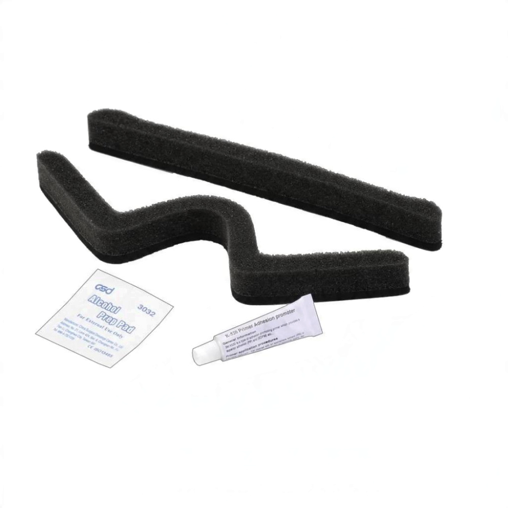 id-paintball DYE i4 Ersatz-Schaumstoff-Kit in Schwarz mit Kleber und Alkoholpad für Paintball-Masken