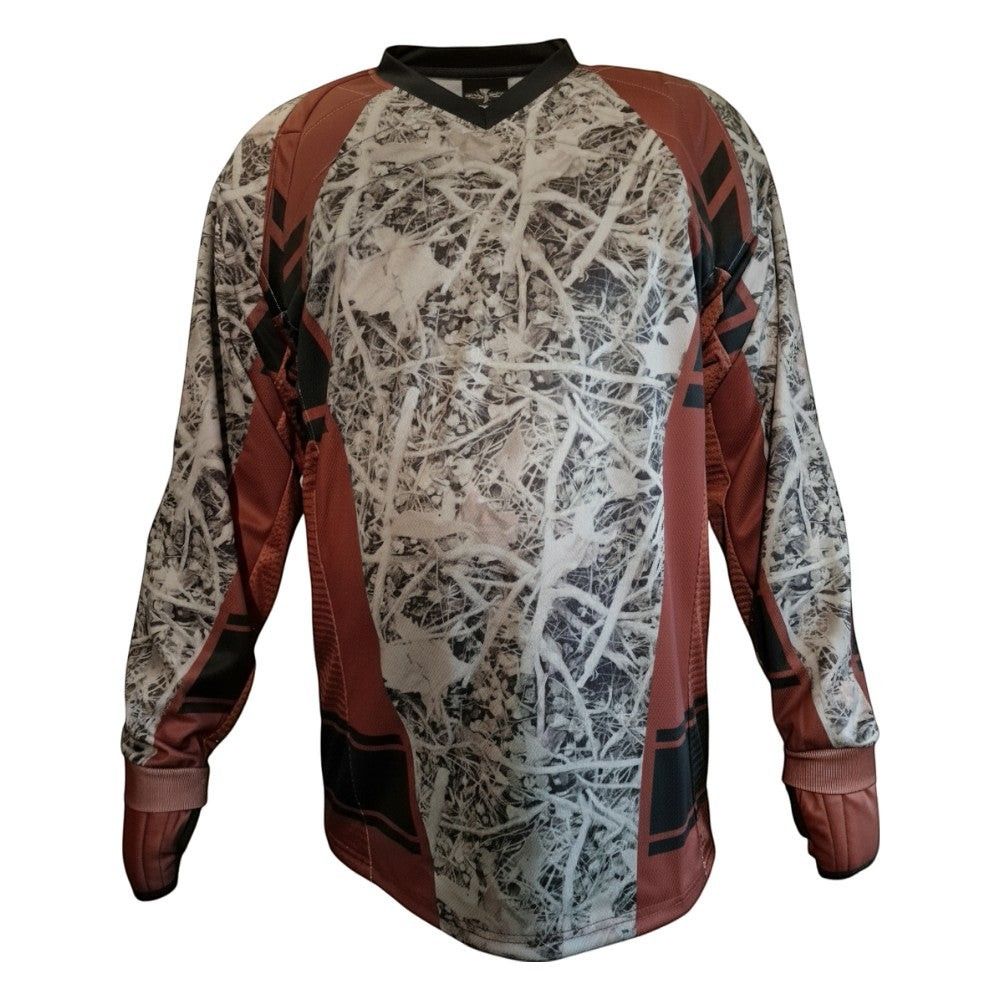 id-paintball IDP Custom Jersey RedRoot mit Polsterung, atmungsaktivem Material und integrierten Handschlaufen.