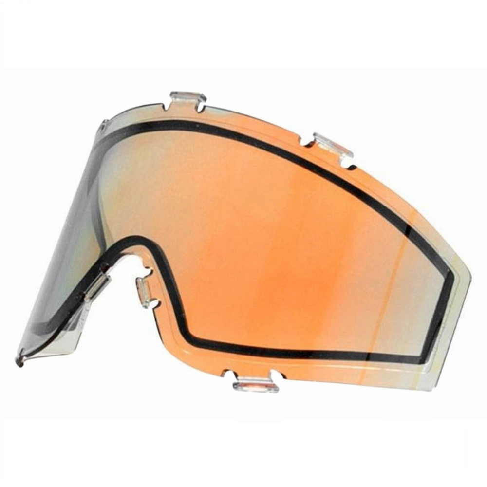 id-paintball JT Spectra Prizm 2.0 Thermalglas mit orangefarbener Tönung für beschlagfreie Sicht bei Paintball-Masken
