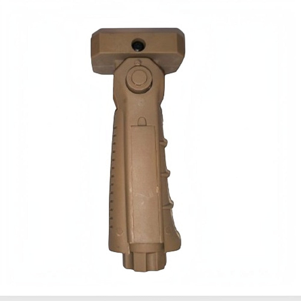 id-paintball klappbarer Frontgriff in TAN für 22mm Weaver- und Picatinny-Schienen aus robustem Kunststoff