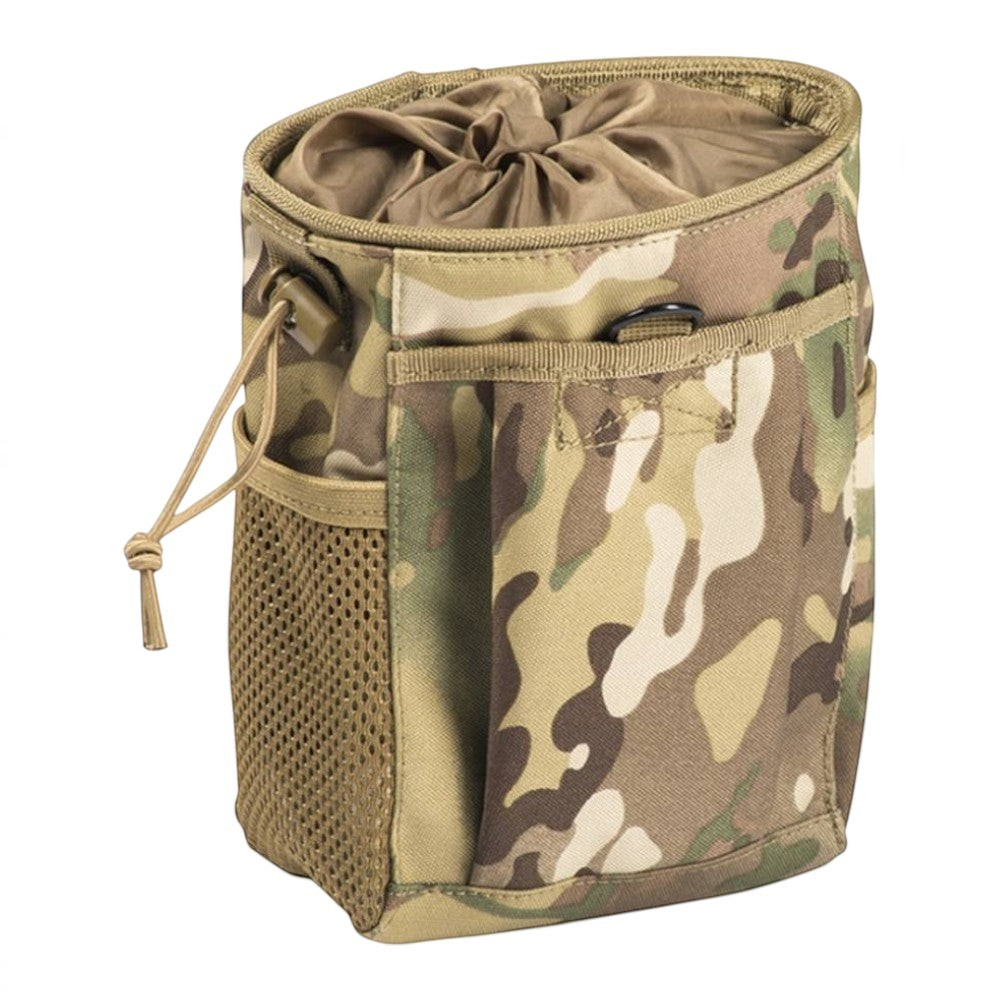 id-paintball Magazintasche XL in Camouflage mit MOLLE-System, Schneeschürze und praktischen Außenfächern