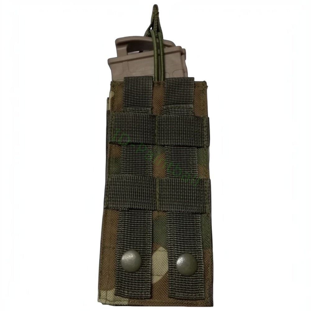 id-paintball Molle Magazintasche in Camouflage mit elastischem Kordelzug für T15 TMC Dye DAM und Milsig Markierer