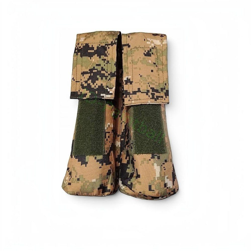 id-paintball Molle Pod Tasche in digitalem Camouflage-Muster für zwei Paintball-Pods mit Klettverschluss
