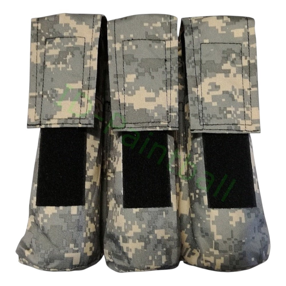 id-paintball Molle Pod Tasche in digitalem Camouflage-Muster für drei Paintball-Pods mit Klettverschluss