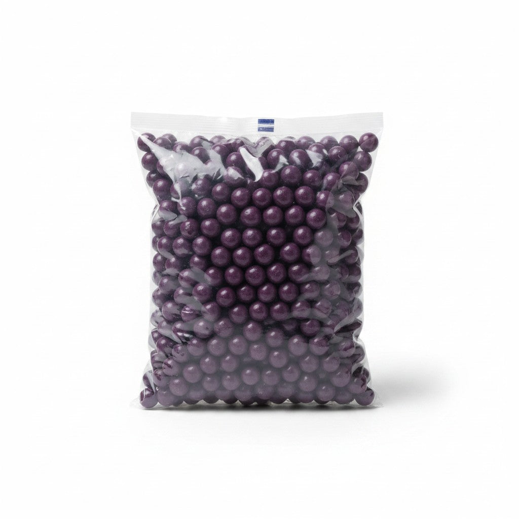 id-paintball New Legion One Paintballs in einer transparenten 500er Packung mit violetten Farbkugeln