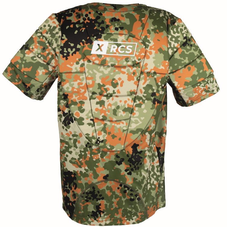 id-paintball Paintball Brustpanzer in Flecktarn mit ergonomischen Polsterplatten für Schutz und Bewegungsfreiheit