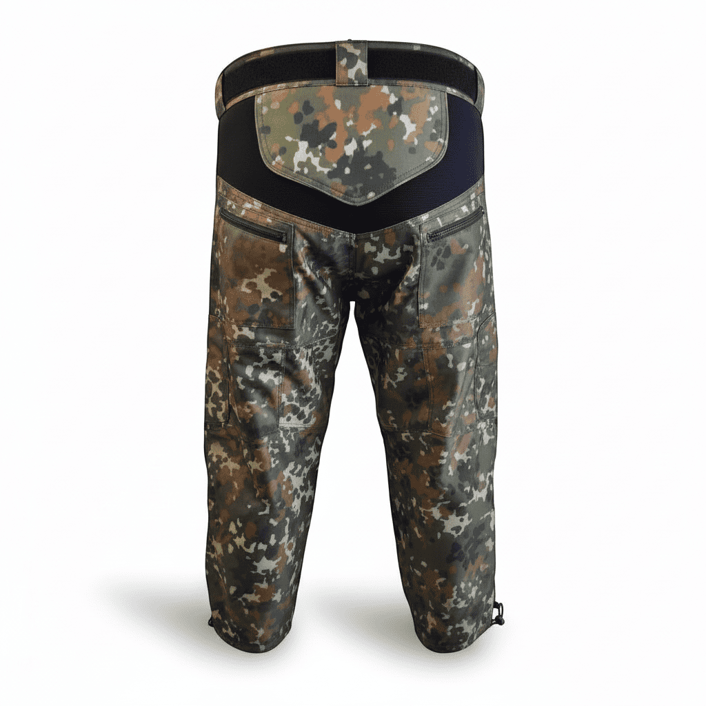 id-paintball Paintball Hose Flecktarn 3.0 mit Gesäßtaschen und flexiblem Stoff in Camouflage-Optik