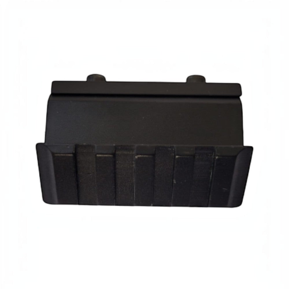 id-paintball 22mm Picatinny Zusatzschiene in Schwarz mit 45 Grad Winkel für Back-Up Visiere