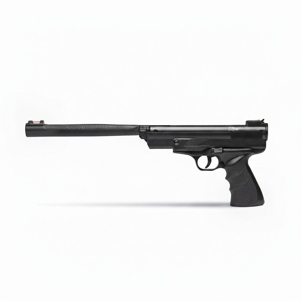 id-paintball Remington Talon Luftpistole mit schwarzem Kunststoffgriff, Knicklauf und Fiberoptik-Visierung