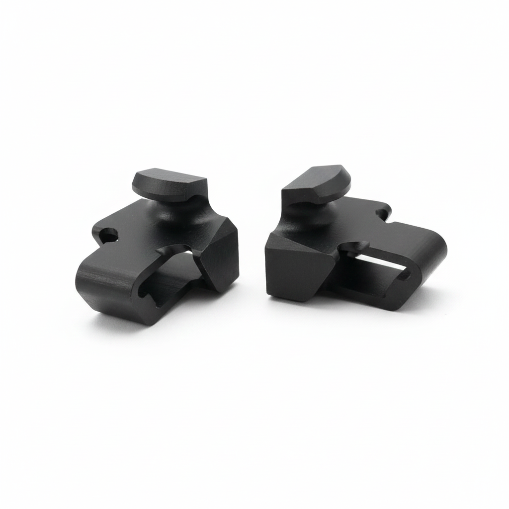 id-paintball Steambow AR-Series Wurfarmendkappen aus schwarz eloxiertem Aluminium für Armbrüste im 2er-Set