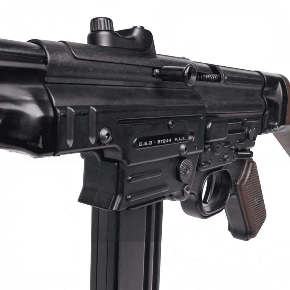 id-paintball GSG StG44 Gas Signalwaffe aus Vollmetall mit Echtholz-Griffschalen und 9mm P.A.K. Kaliber