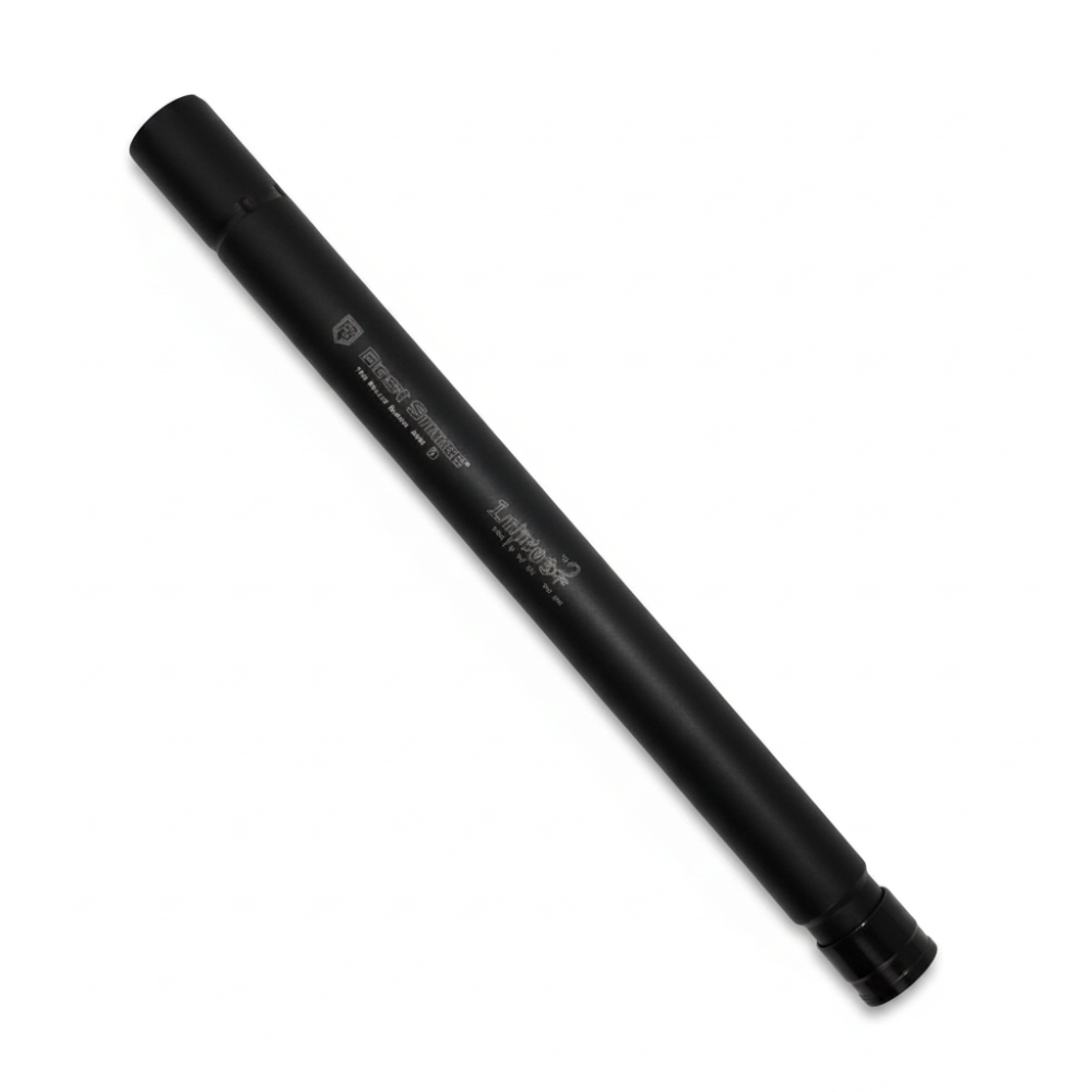 id-paintball Lapco First Strike T15 Lauf 11,5 Zoll, schwarz, gezogener Präzisionslauf für .686 Paintballs