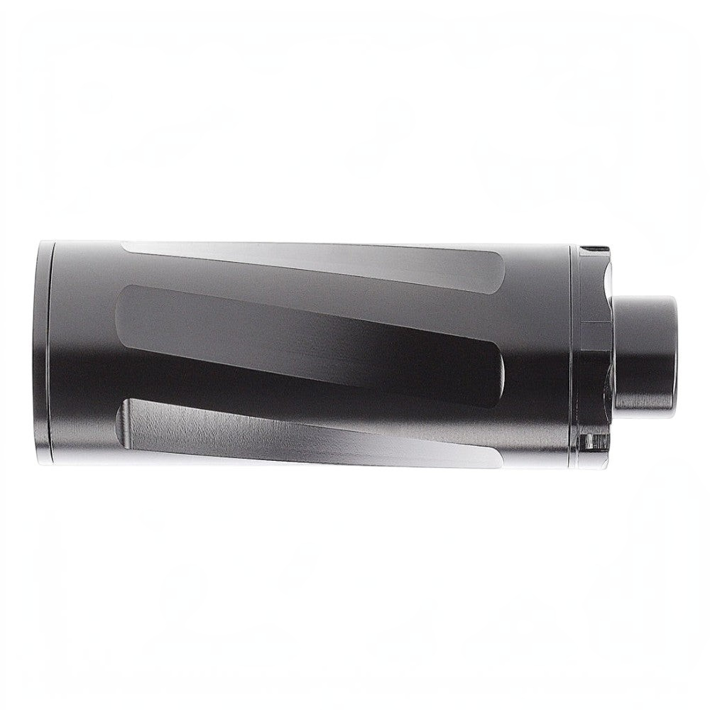 id-paintball T4E Modular Sound Device 68 aus schwarzem Aluminium für Paintball-Marker im Kaliber .68