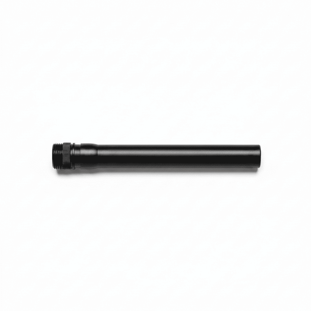 id-paintball 16 Zoll Tactical Paintball-Lauf aus schwarzem Aluminium mit Cocker-Gewinde für präzise Schüsse